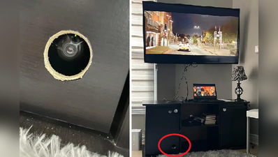 spy camera inside tv