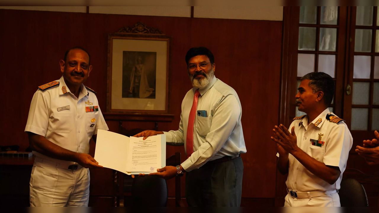 Navy IISc MoU twitter