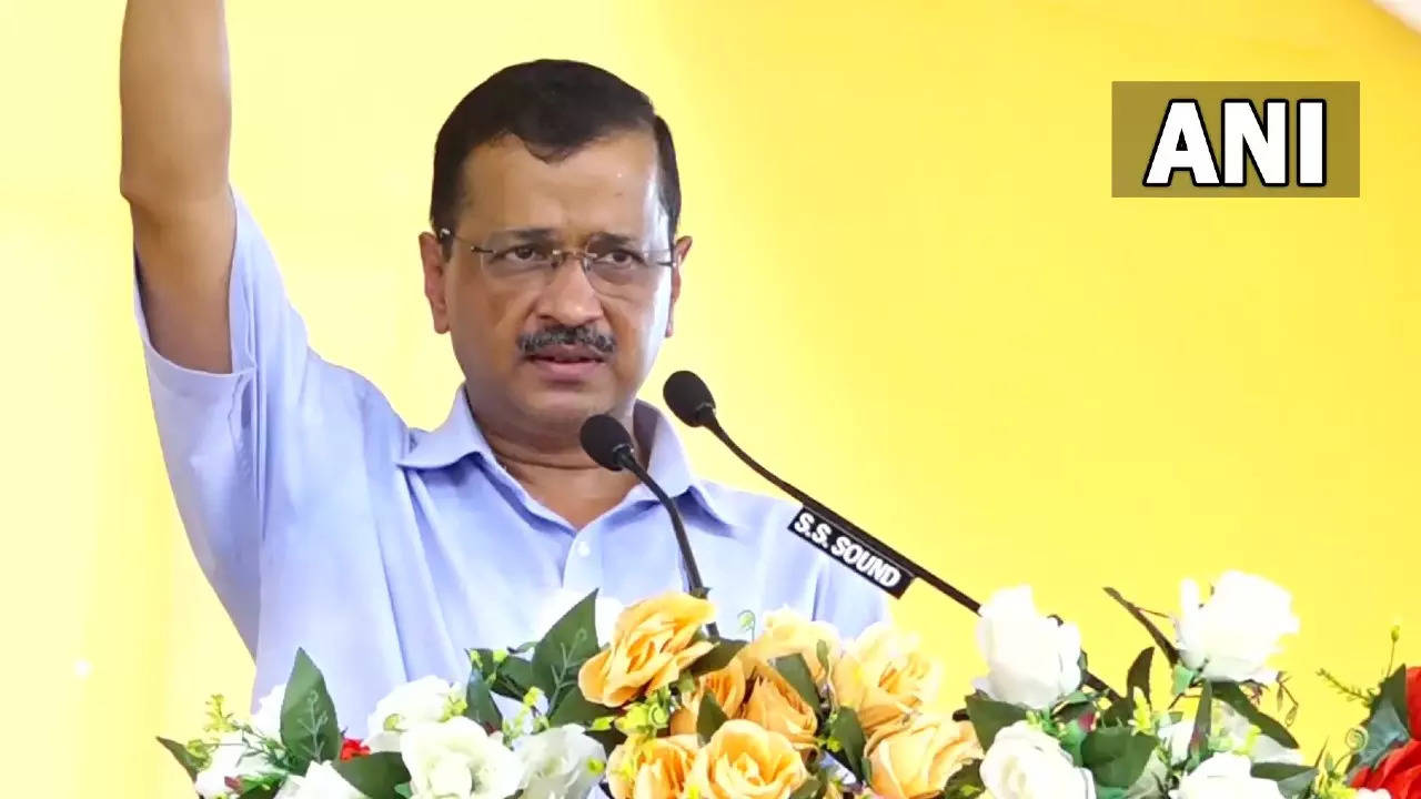 Kejriwal addresses rally in Gujarat's Somnath