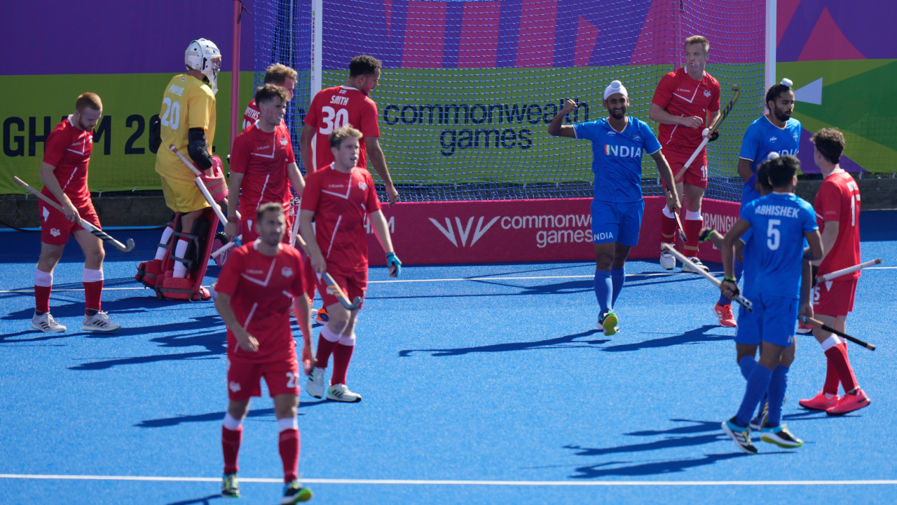 Indian hockey vs England CWG -AP