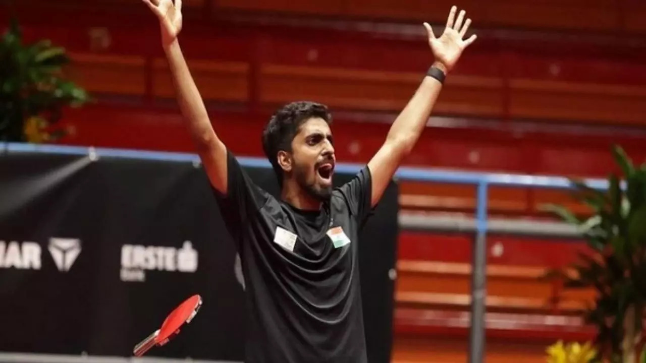 Sathiyan Ganasekaran Table Tennis mens team SF win CWG 2022