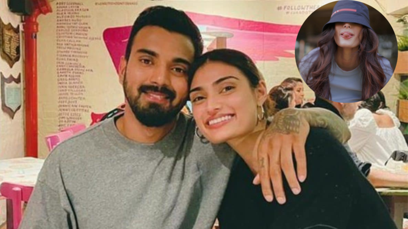 Athiya Shetty shares the cutest pic after stealing BF KL Rahul's hat, his comment takes the cake - see inside