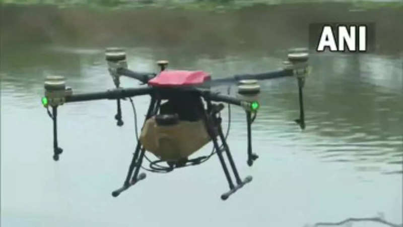 Drones used to spray larvicide
