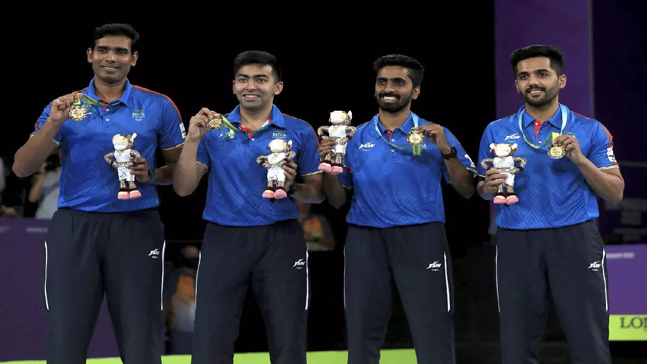 Indian men's table tennis team