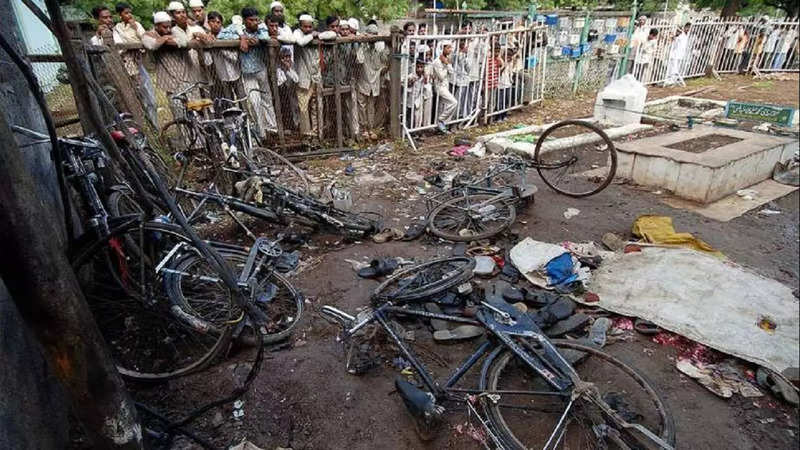 ​In the 2008 Malegaon blast case, six people were killed and over 100 injured after an explosive device strapped to a motorcycle went off near a mosque in north Maharashtra
