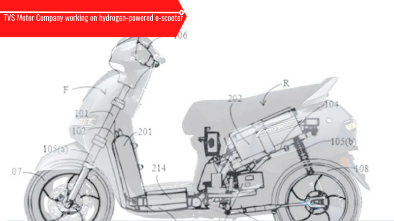 TVS hydrogen-powered scooter