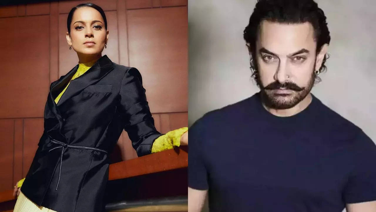 Kangana Ranaut targets Aamir Khan ahead of Laal Singh Chaddha's release;  says he gave biggest hits even after 'Hinduphobic PK', calling India  intolerant
