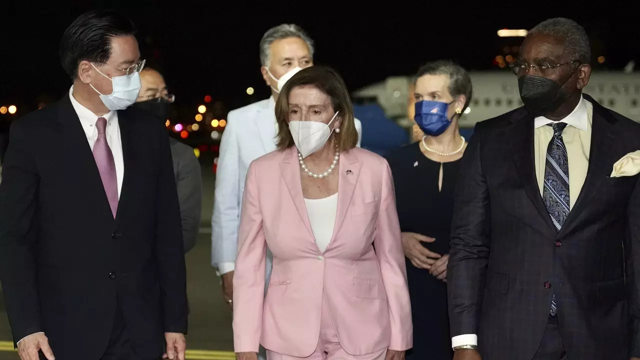 U​S House Speaker Nancy Pelosi visited Taiwan on Tuesday​