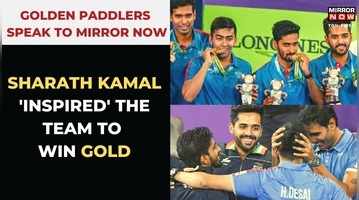 Sathiyan Gnanasekaran Harmeet Desai Describes Indian Table Tennis Team's Journey to Gold Medal