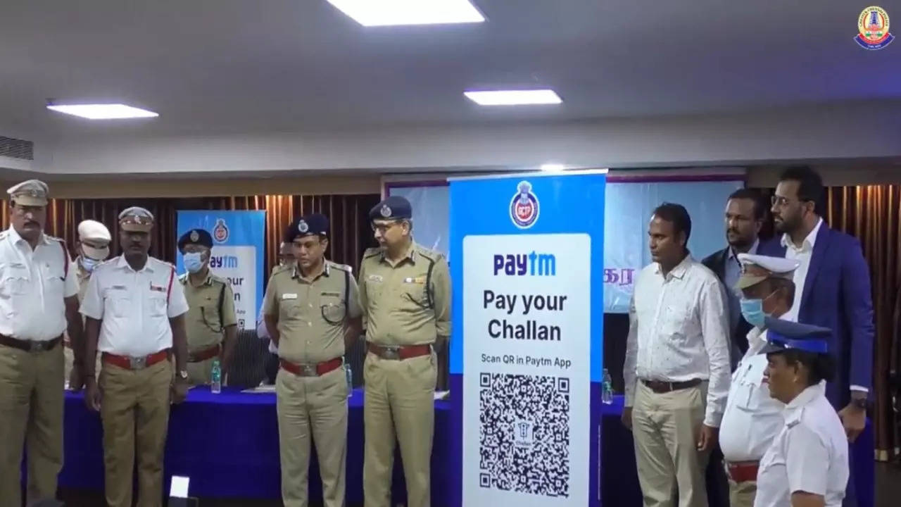 Chennai Police launches QR code payment of fines for traffic offenders