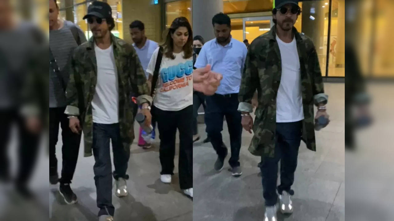 Shah Rukh Khan looks uber cool as he returns to Mumbai after Dunki shoot, fans rejoice: 'King is back'