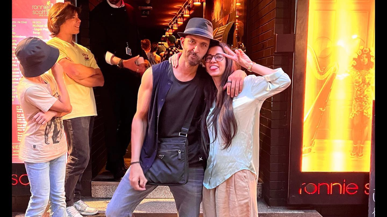 Hrithik Roshan and Saba Azad