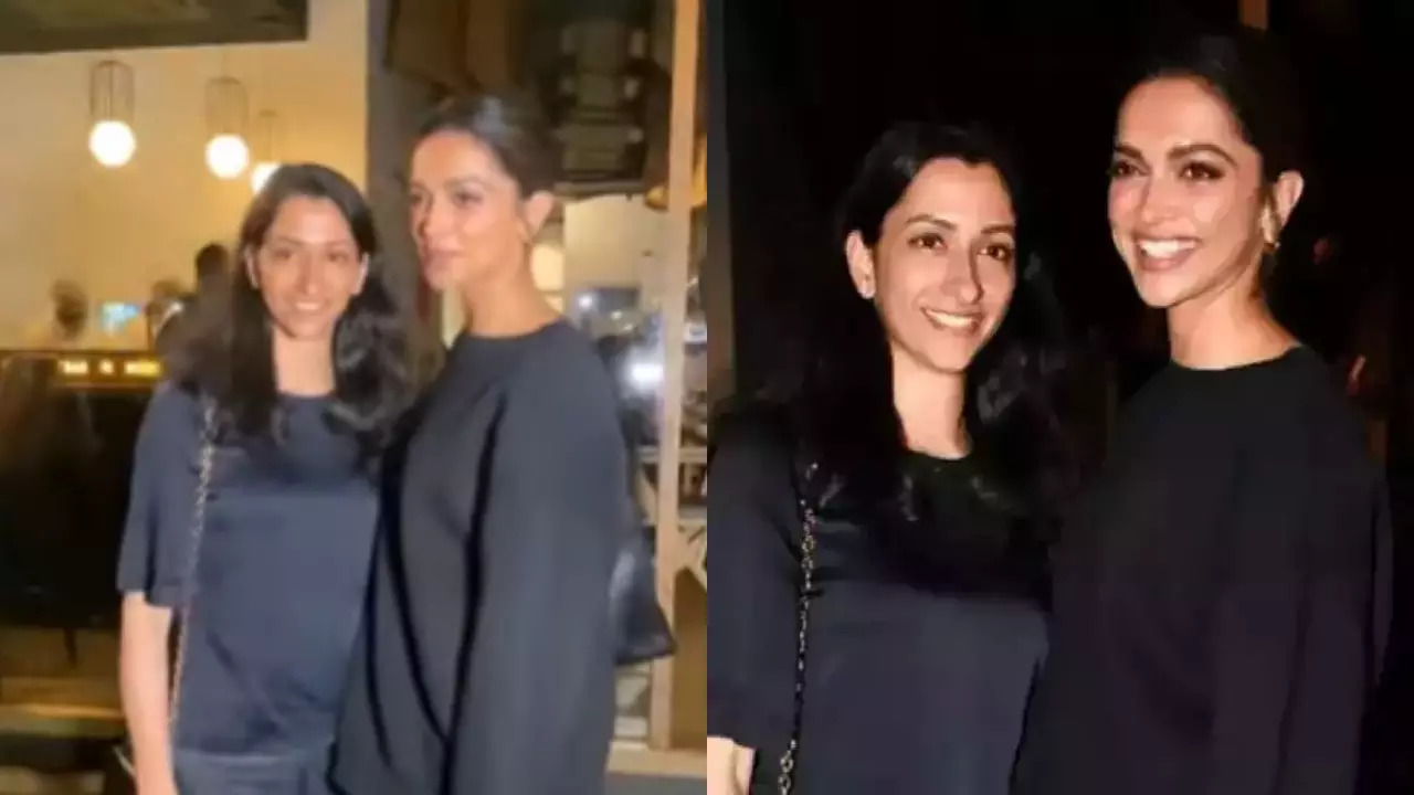 Deepika Padukone and Anisha Padukone