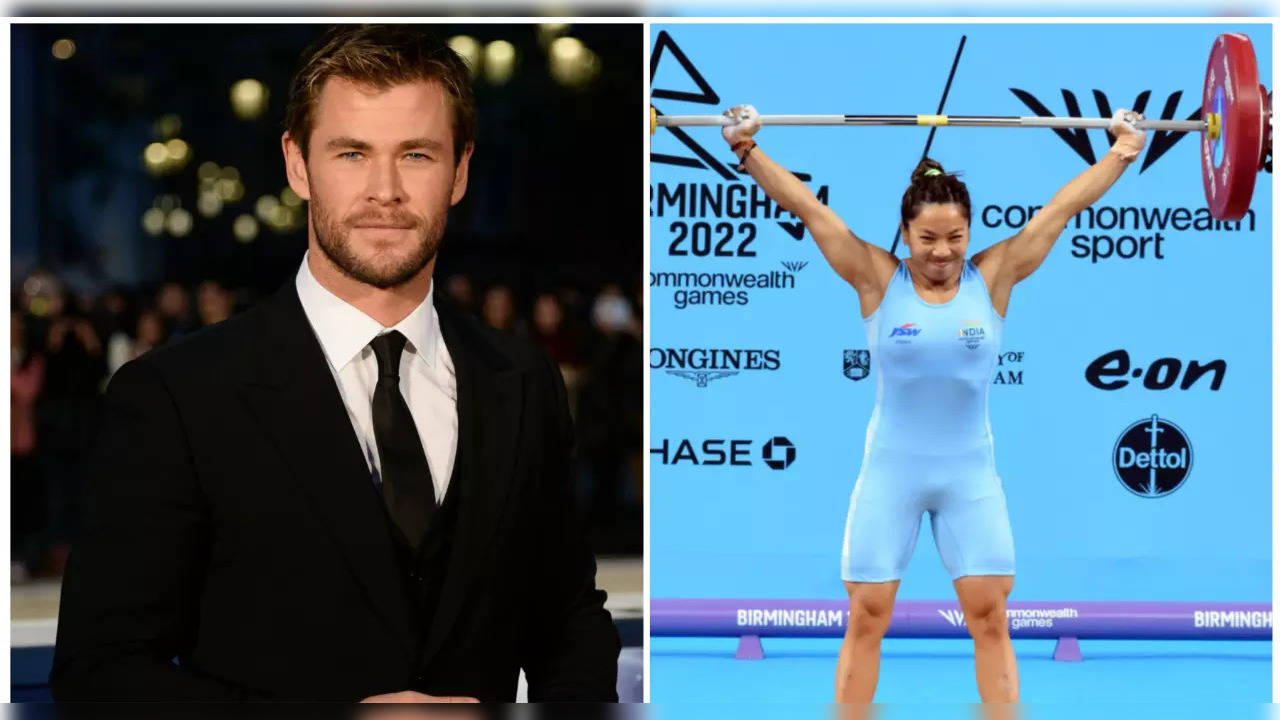 Chris hemsworth Mirabai Chanu IANS TWitter-we are team india