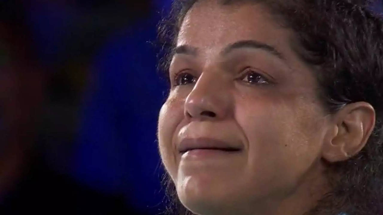 Sakshi Malik got emotional after winning CWG 2022 gold