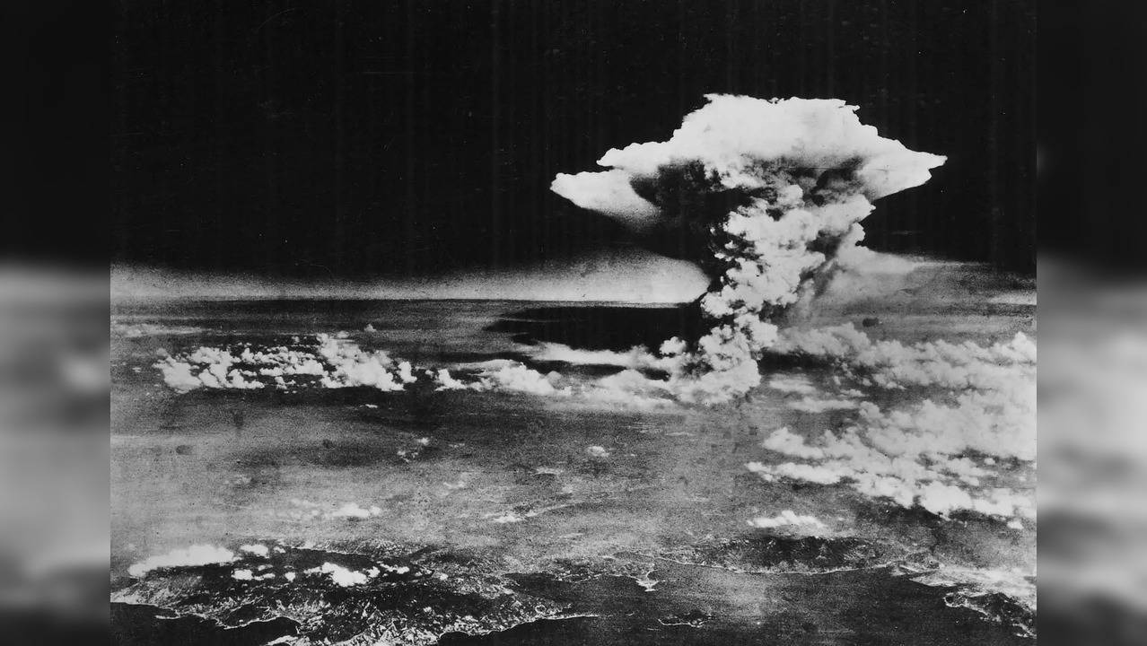 Mushroom cloud over Hiroshima