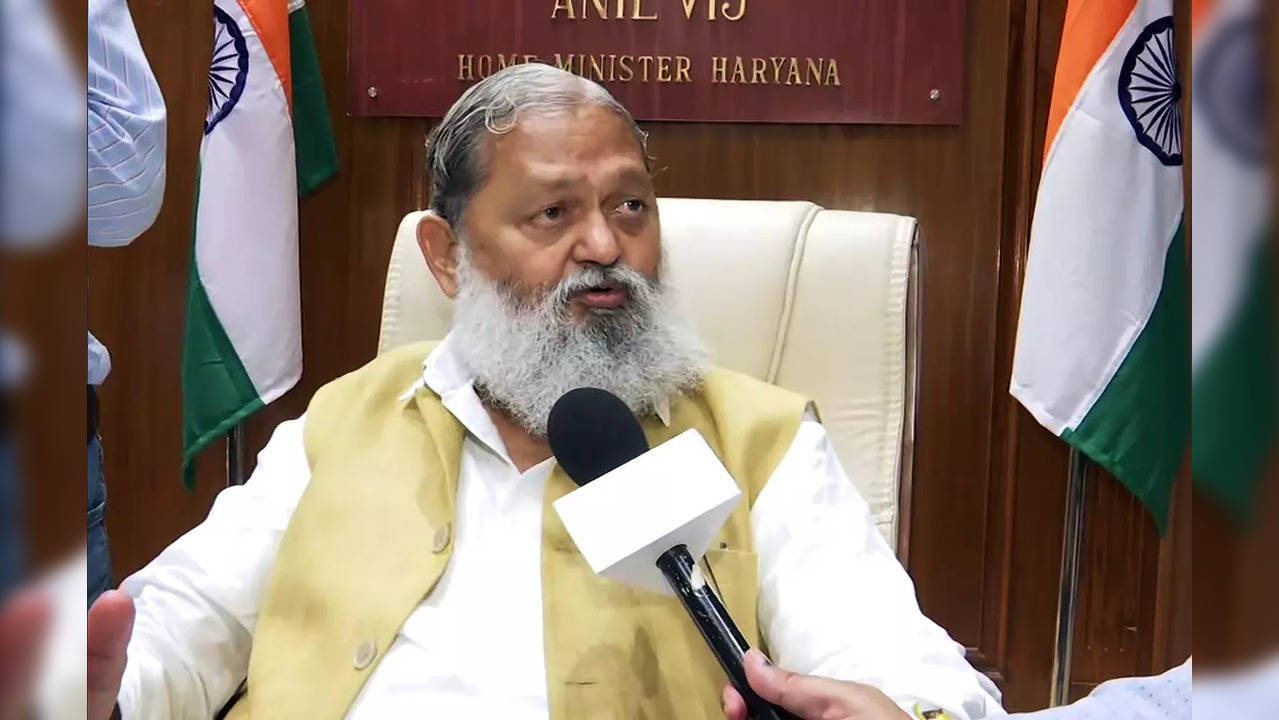 Haryana Home Minister Anil Vij