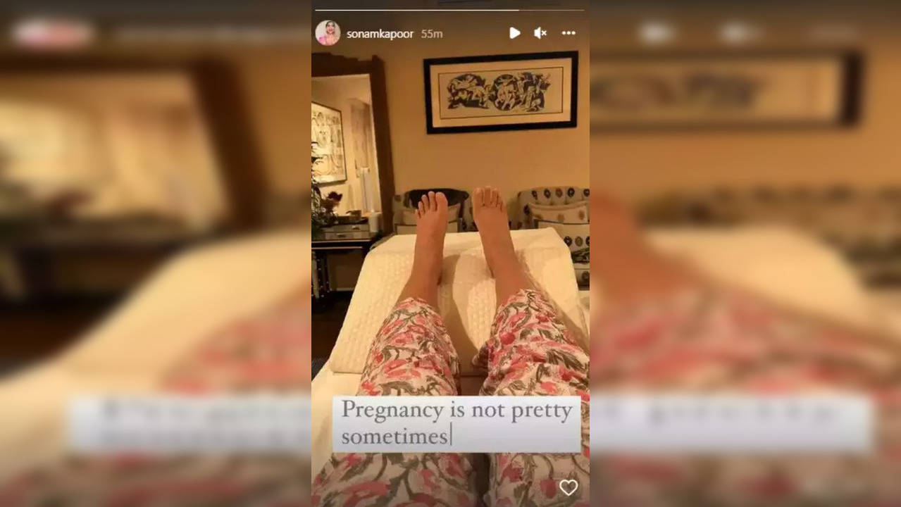 Sonam Kapoor opened up about swollen feet during pregnancy. (Photo credit: Sonam Kapoor/Instagram)