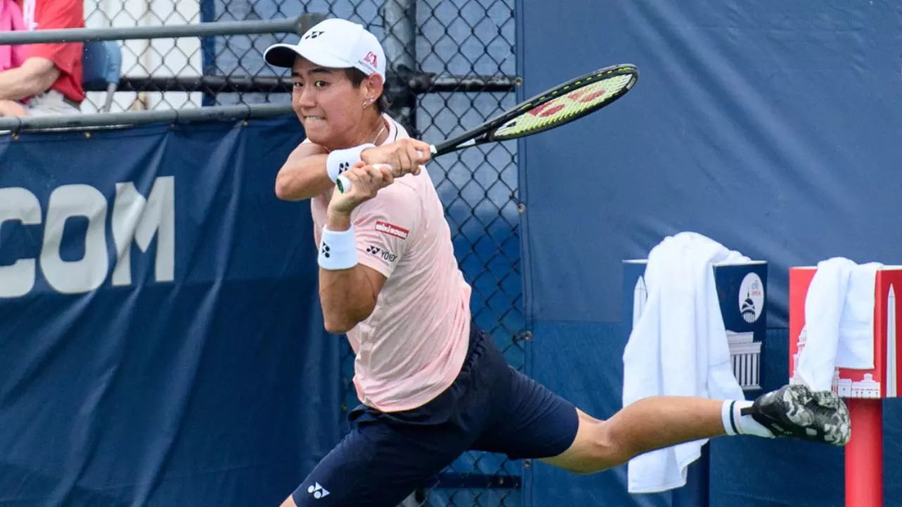 CitiOpen Nishioka Yoshihito SF win photo