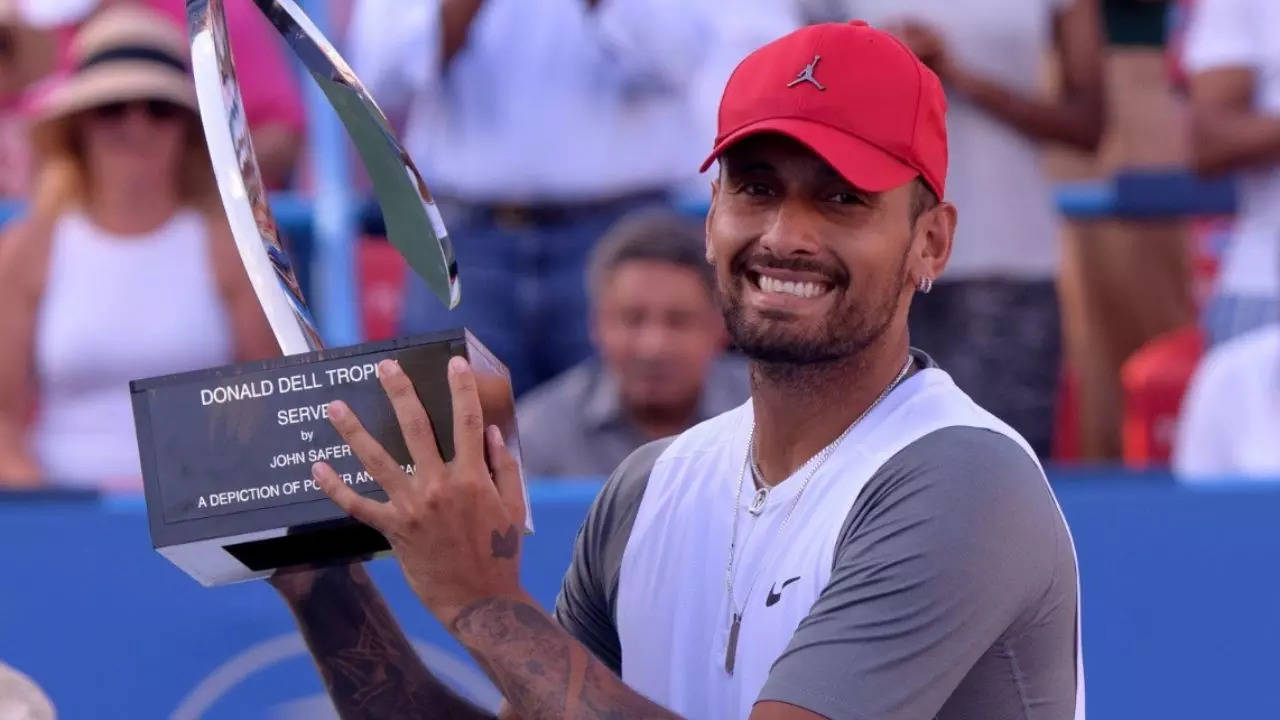 Kyrgios CitiOpen trophy singles twitter photo