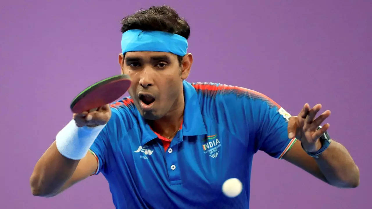 Table tennis live streaming When and where to watch mens singles final as Sharath Kamal chases his 7th CWG gold Sports News, Times Now