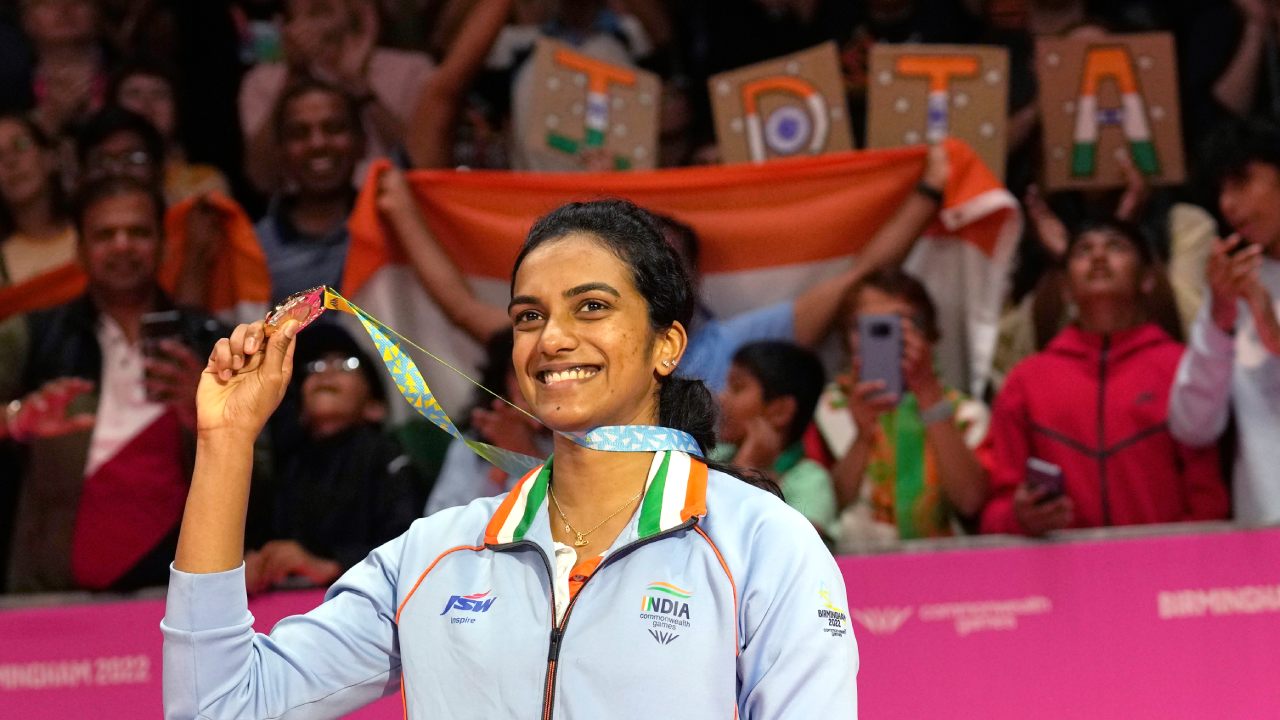 PV Sindhu  CWG GOldAP