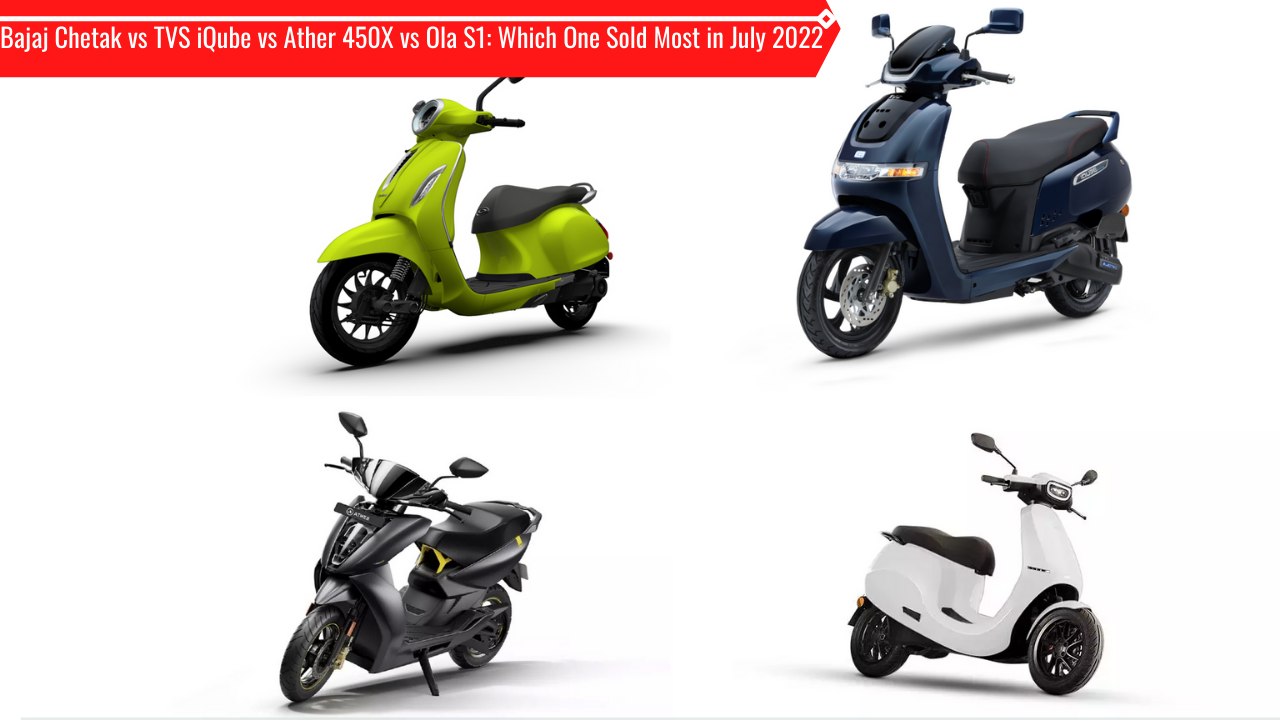 Bajaj and TVS witness growth, but both Ola and Ather sales decline in July 2022