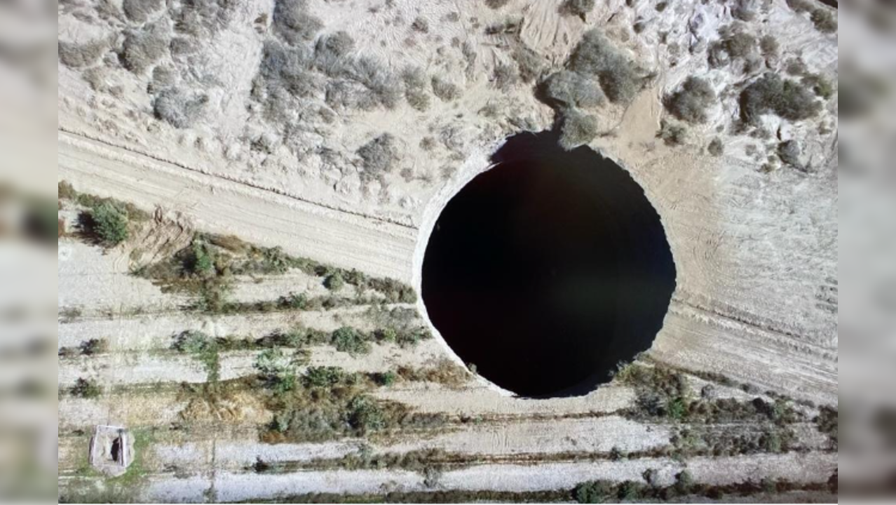 Chile sinkhole