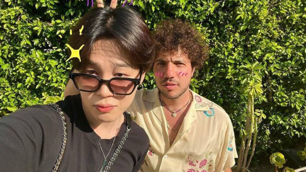 Benny Blanco with BTS' Jimin