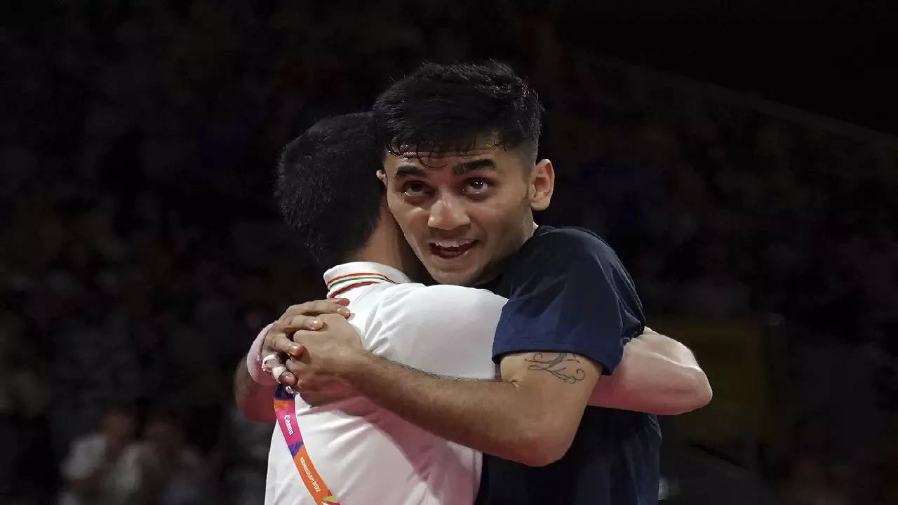 WATCH Lakshya Sen takes off jersey, throws racket into crowd in wild