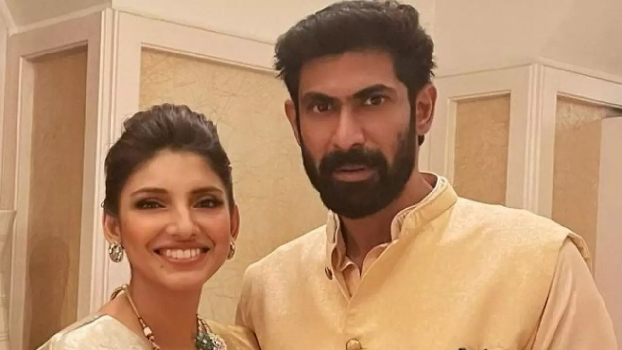 Rana Daggubati with wife Miheeka