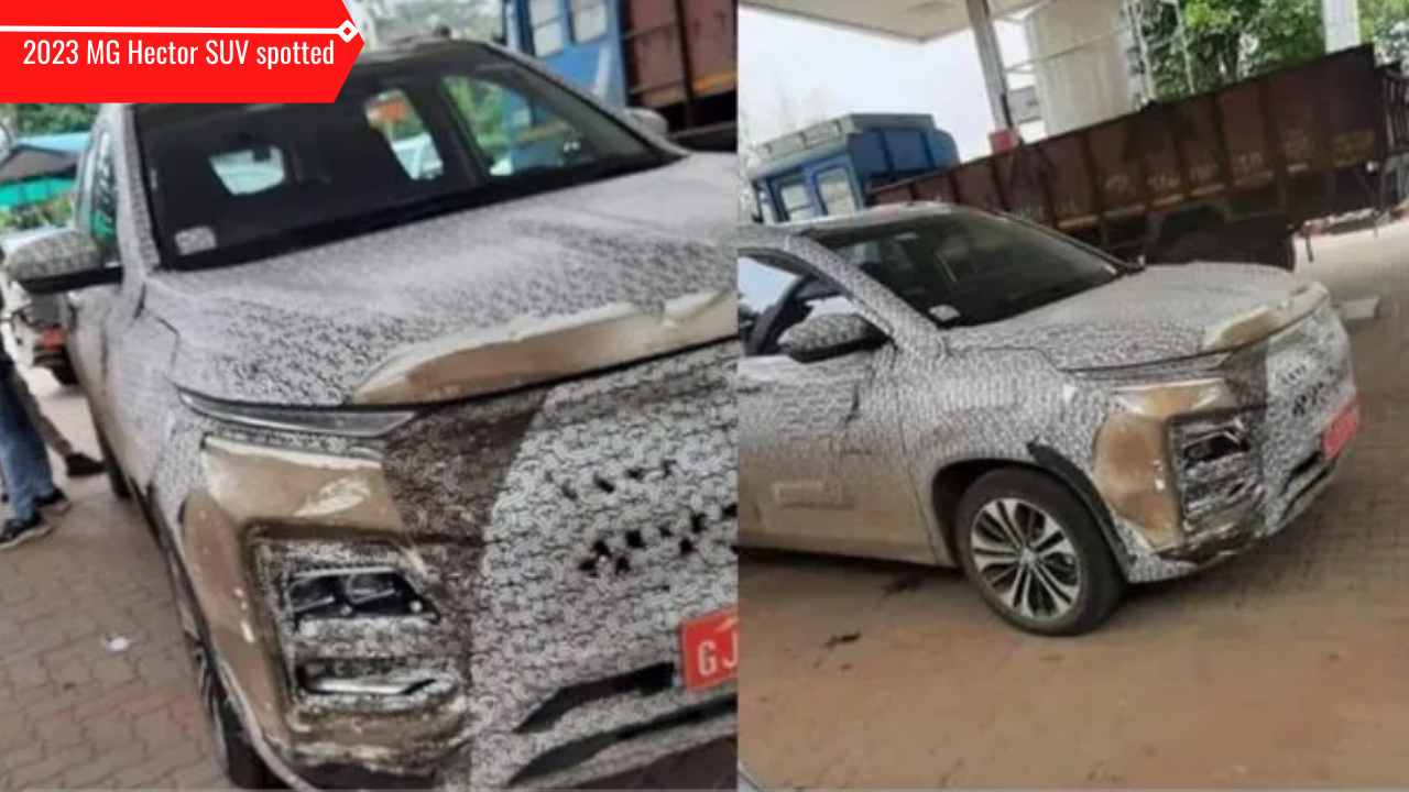 2023 MG Hector spotted ahead of launch, to get huge 14inch