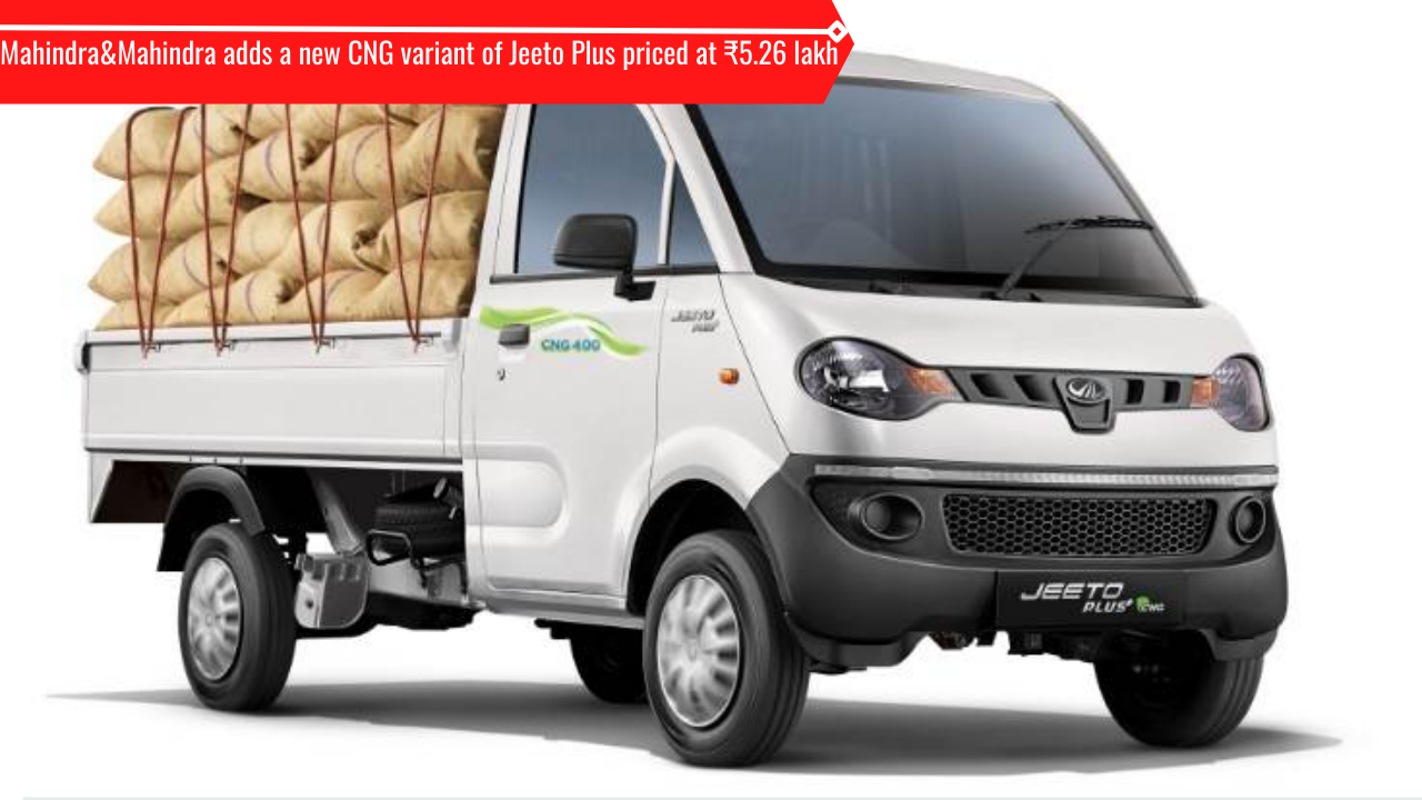 Mahindra Jeeto Plus CNG CharSau