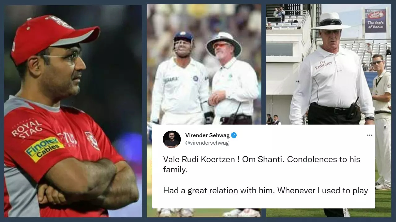 Virender Sehwag has paid homage to Koertzen