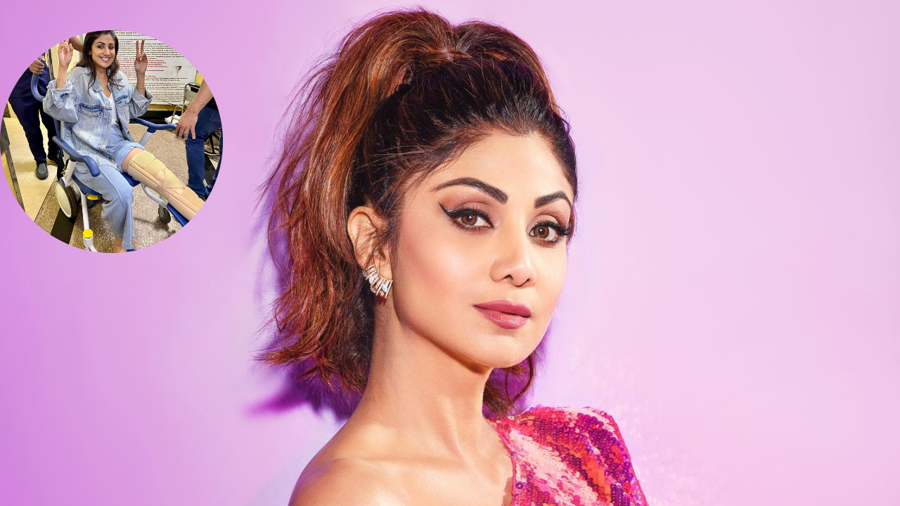 Shilpa Shetty shares pic from hospital after injuring her leg; writes, 'Out of action for 6 weeks'