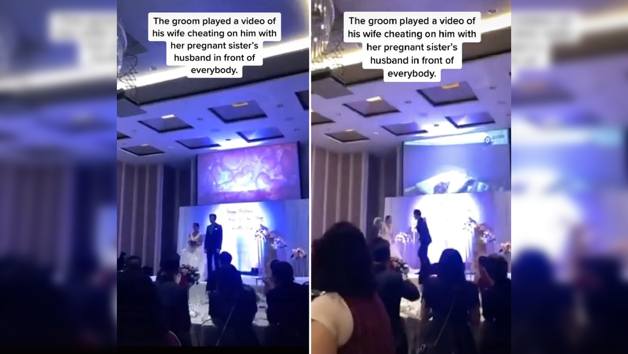 Newlyweds Fight At Wedding After Video Plays Of Bride Cheating On Groom With Her Brother In