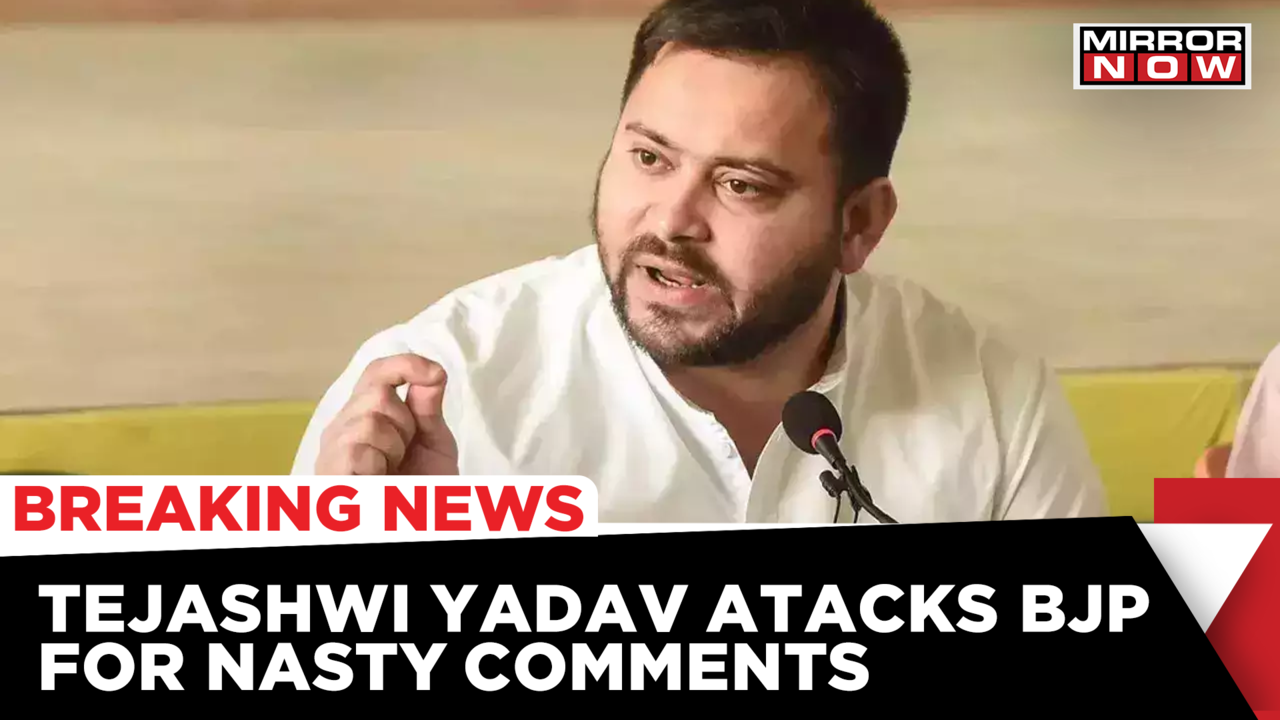 Bihar Political Crisis Bihars Dy Cm Tejashwi Yadav Calls Out Bjp For Their Nasty Comments