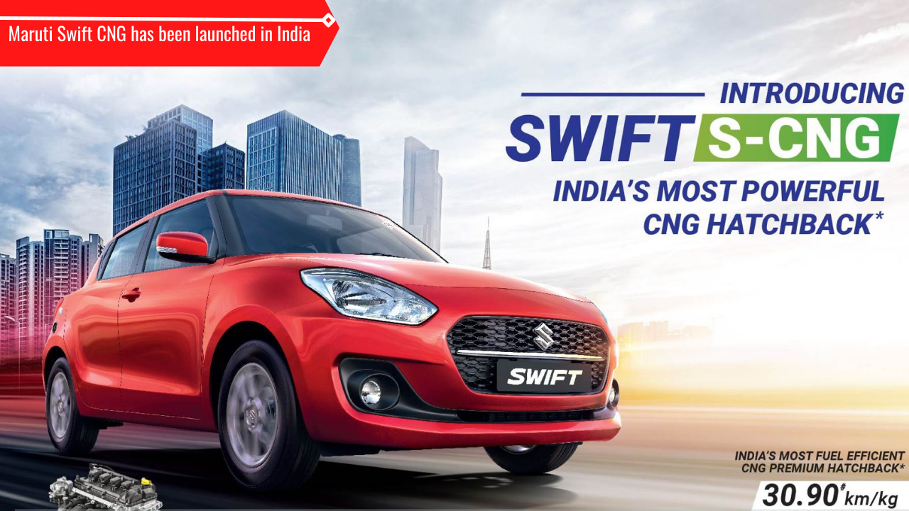 2022 Maruti Swift CNG