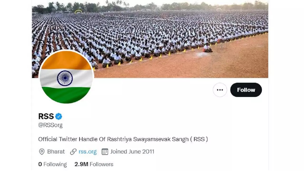 RSS changes display pictures of its social media accounts to national flag