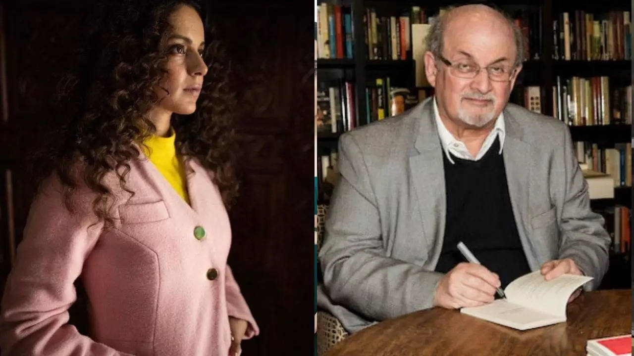 Kangana Ranaut, Salman Rushdie