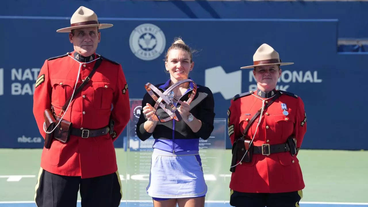 Toronto Masters Simona Halep holds off Beatriz Haddad Maia to win third WTA Canadian crown Tennis News, Times Now