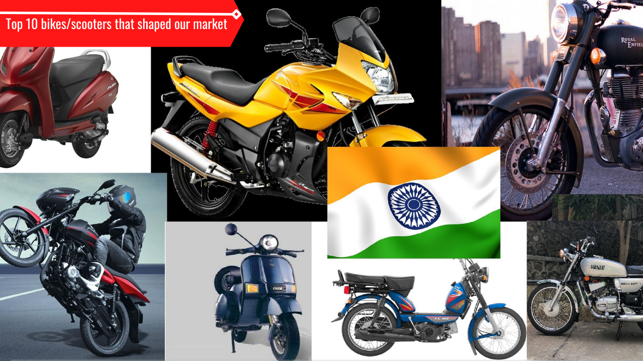 Top 10 bikes/scooters that shaped Indian market