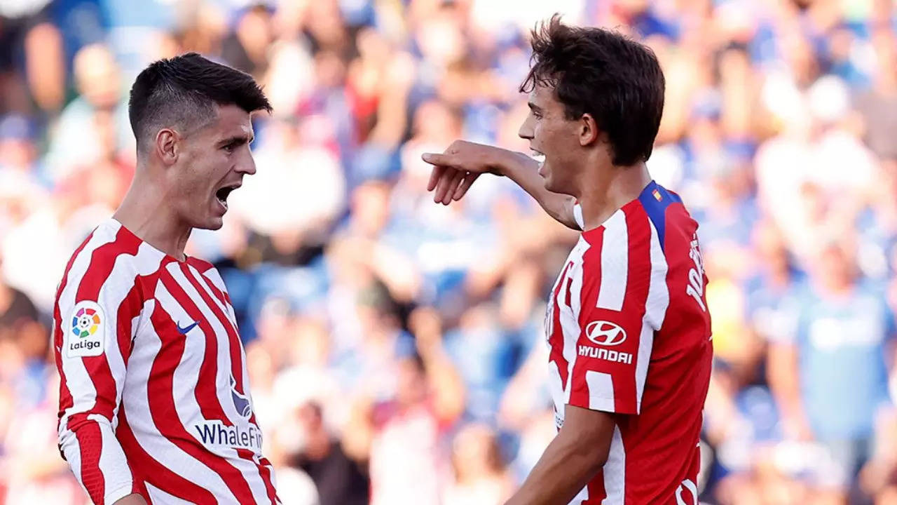 atletienglish Morata brace La Liga opening match twitter photo