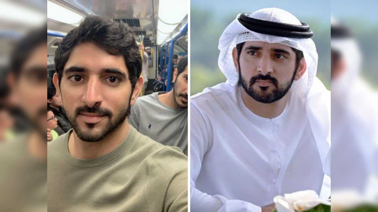 Sheikh Hamdan takes a tube ride in London