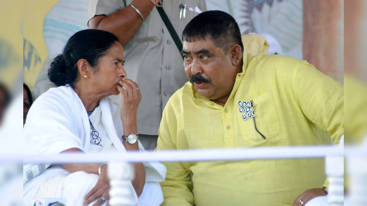 Mamata Banerjee and TMC leader Anubrata Mondal - ians