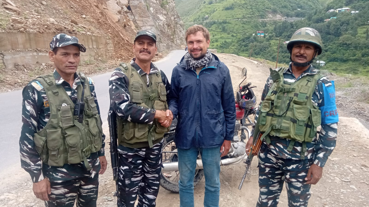 CRPF returns lost rucksack to foreign tourist in Jammu and Kashmir's Ramban, wins his heart