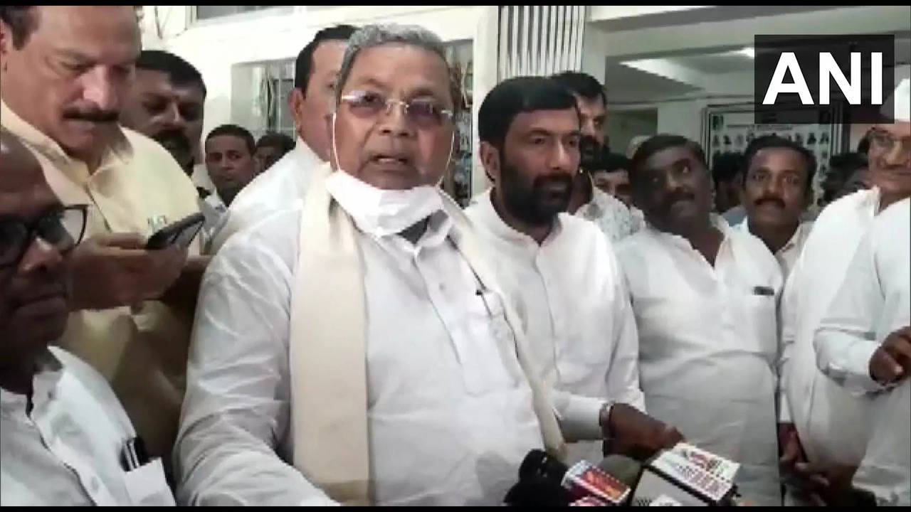 Karnataka Leader of Opposition Siddaramaiah