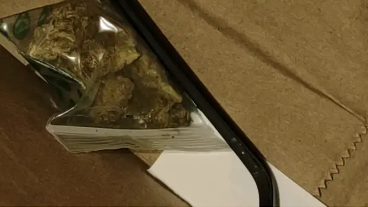 Man finds marijuana in his food order