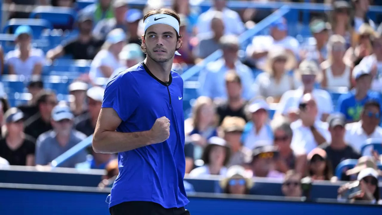 Taylor Fritz win CincyTennis vs Kyrgios twitter photo