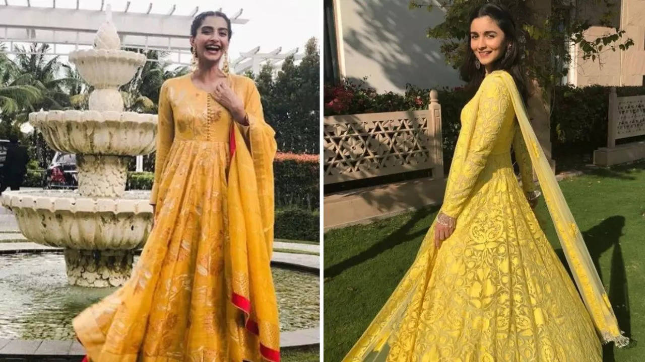 Alia Bhatt hides baby bump under her big yellow dress at Darlings trailer  launch | Bollywood - Hindustan Times